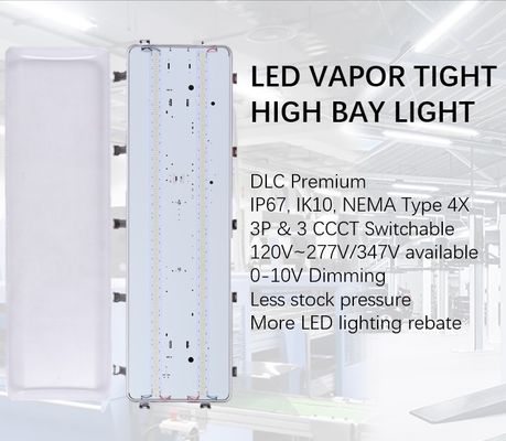 Vapeur LED à haute luminosité haute baie étroite lavage de voiture Temps de travail 50000 CRI Ra 80