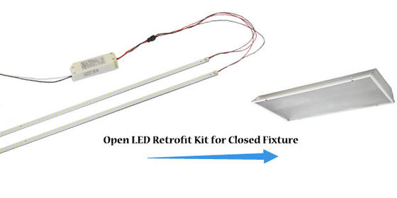 Économie d'énergie Dimming LED magnétique 5CCT 3P sélectionnable Installation rapide Kit de réaménagement linéaire