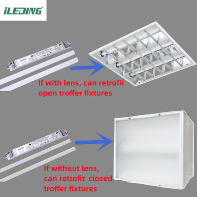 Économie d'énergie Dimming LED magnétique 5CCT 3P sélectionnable Installation rapide Kit de réaménagement linéaire