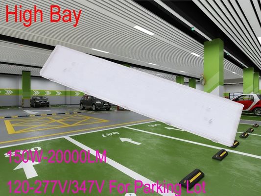 100W 3500K 4FT LED Vapor Tight High Bay IP67 avec diffuseur en polycarbonate transparent