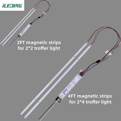 Kit de réaménagement linéaire magnétique LED durable avec 50000 heures de travail et flux lumineux 5075lm
