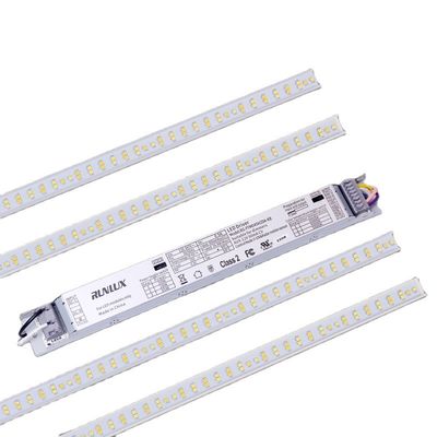 120-277V 3Power réglable LED Troffer Kit de rénovation Éclairage avec Kit de rénovation linéaire magnétique