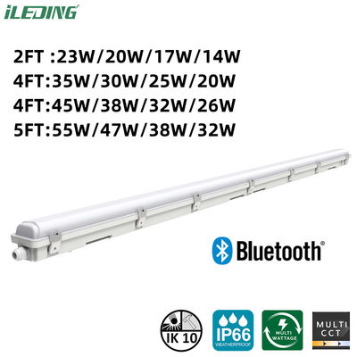 Lumière de garage LED à vapeur étanche IP66 à LED à triple étanchéité avec CRI Ra 85