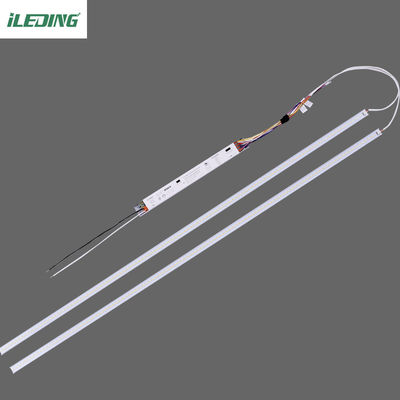 DLC 140Lm/W Magnétique LED Light Troffer Linear retrofit Kit pour le marché américain Ajustez 5CCT