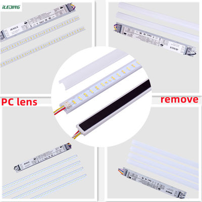 Commande à distance LED Kit de remise à niveau linéaire de l'extrusion de l'enceinte du canal avec 4 pieds de longueur et le couvercle PC