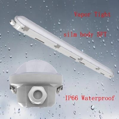 Surface Mount Tri-proof Light 5FT 24W Industrial LED Vapor Tight Fixture avec CRI Ra 80
