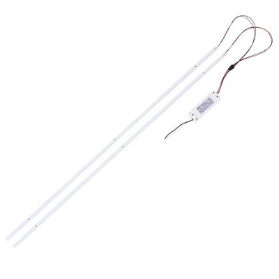120-347v Voltage d'entrée Kit de réaménagement linéaire lumière magnétique LED pour la barre lumineuse Troffer