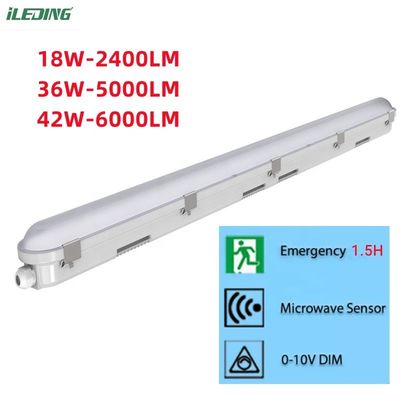 Commercial LED étanche à la vapeur 18W 4Ft avec IP66 étanche à l'eau