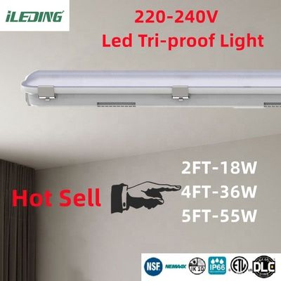 Commercial LED étanche à la vapeur 18W 4Ft avec IP66 étanche à l'eau