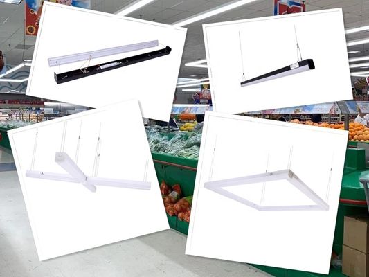 Éclairage de bureau intérieur 120-277V 90W 2FT 4FT 8FT LED linéaire avec 3CCT réglable