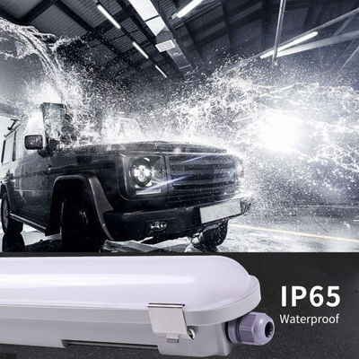 Réservoir de refroidissement Industrial IP66 IK10 5FT 55W Tri-proof Low Bay LED Lampes étanches à la vapeur