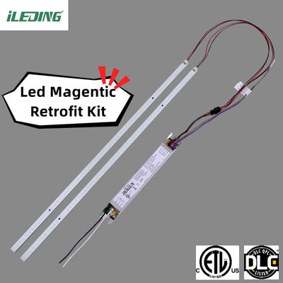 ETL DLC 32W Troffer Retrofit Kit pour 4FT LED magnétique 2*4 2*2 Light Linear retrofit Kit