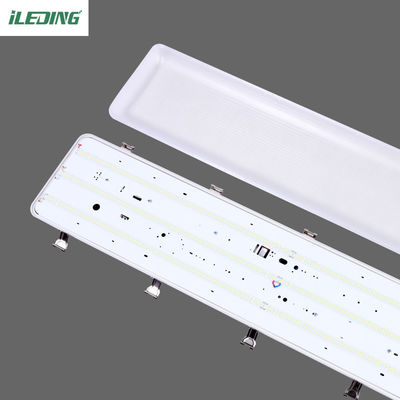 150lm/w 4FT 40500LM 270W LED à vapeur étroite haute baie de stockage luminaire IP67 imperméable à l'eau