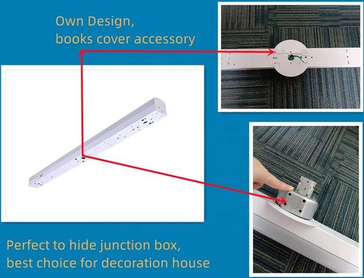 Matériau PC 25W 3CCT 2FT Lampes à LED Batten pour le commerce et l'industrie