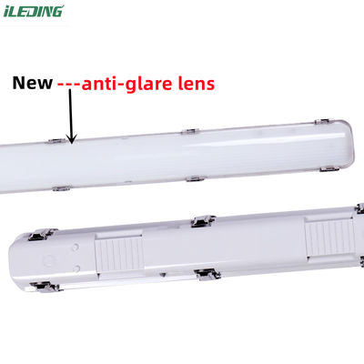 Éclairage à haute résistance à la vapeur à LED de style industriel 2FT 25W avec couverture PC et capacité d'assombrissement