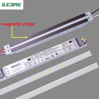 46W 2FT 4FT Led Trunking Magnétique Légère Kit de réaménagement Troffer Lumière pour le supermarché