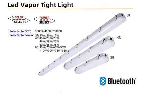 Mise à niveau vers 4FT 60W Led Vapor Tight Light Housing Kit et 5- pour des performances optimales
