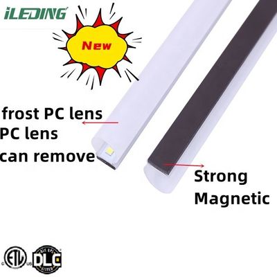 Lumière Troffer réglable 3 Puissance 3CCT Led Kit de réaménagement linéaire magnétique 2FT 35W