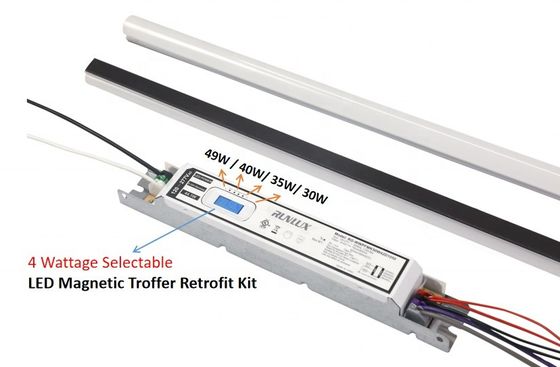 50000 Temps de travail Lumières de troffer pour bureau commercial