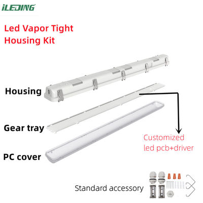 5.5kg Poids du produit 8FT 90W 110W Entreposage de nourriture LED Vapeur lactée Éclairage étroit Tri Proof luminaires