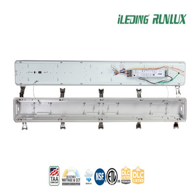Lumière triproof LED sélectionnable avec lentille en polycarbonate et atténuation de 0-10V