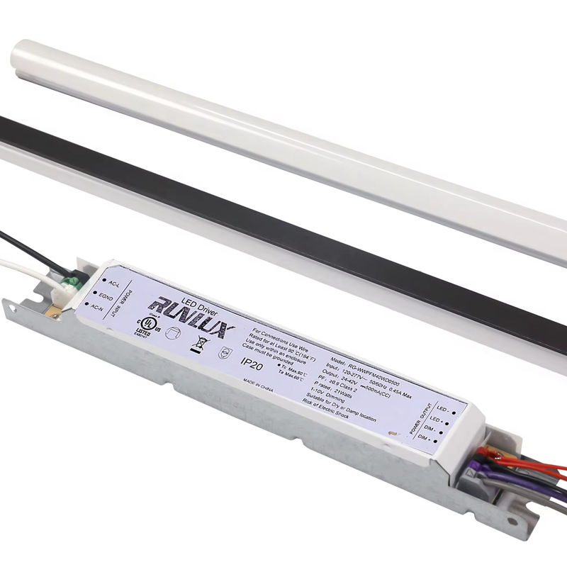 Économie d'énergie Dimming LED magnétique 5CCT 3P sélectionnable Installation rapide Kit de réaménagement linéaire