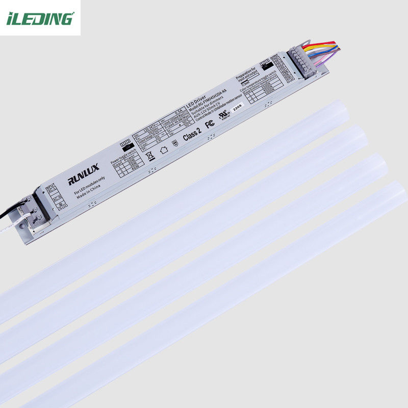 Commande à distance LED Kit de remise à niveau linéaire de l'extrusion de l'enceinte du canal avec 4 pieds de longueur et le couvercle PC