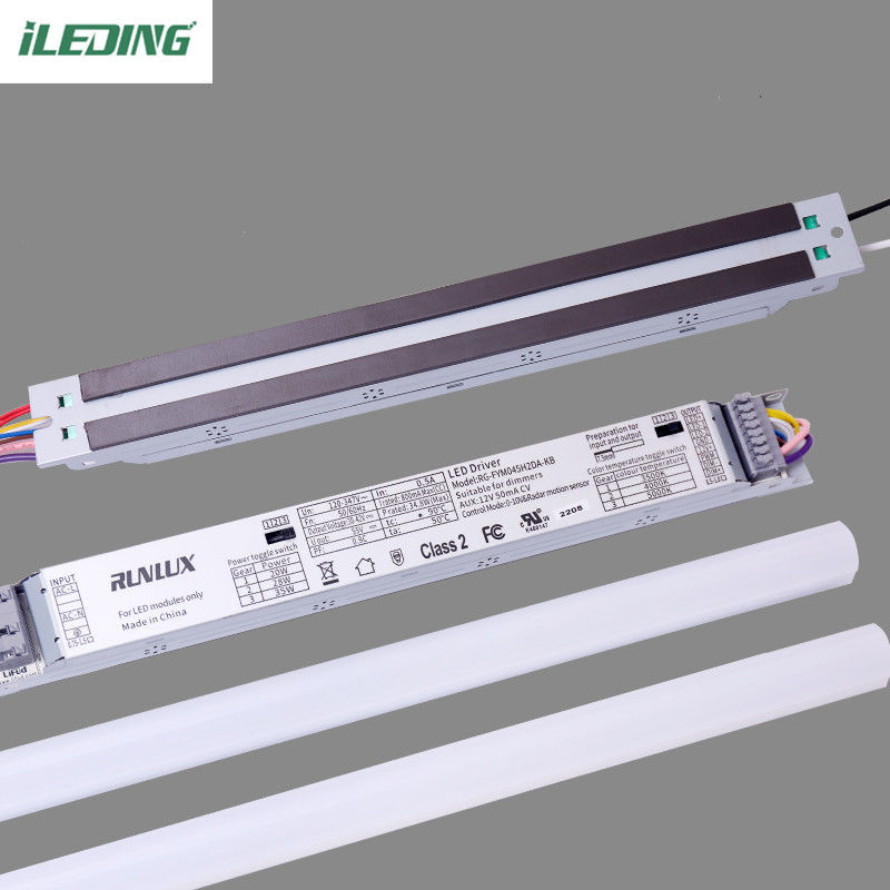 Matériau PC Led Kit de réaménagement linéaire Magnétique monté Led Light 140Lm/W 2FT 25W 20W 15W