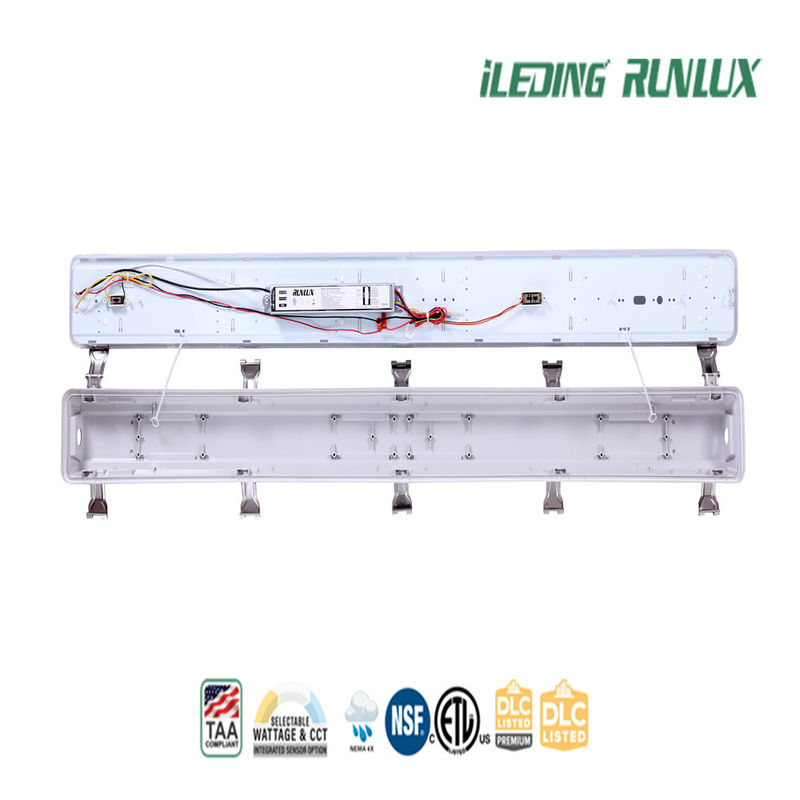 80CRI IP66 2FT 4FT 8FT LED Tri Proof Light avec température de couleur commutable
